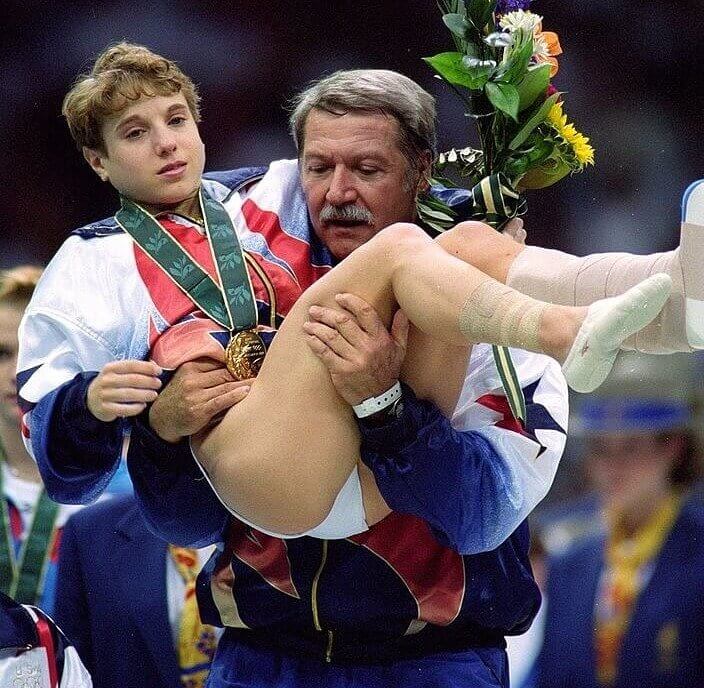 Kerri Strug - Sprained Ankle and Torn Ligaments
